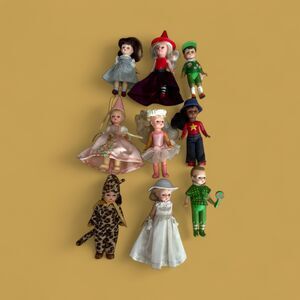 Lot of 9 Madame Alexander 5″ Dolls – Dorothy, Witch, Soccer Boy & More